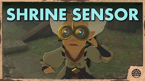 how to test the shrine sensor tears of the kingdom|tears of kingdom sensor symbol.